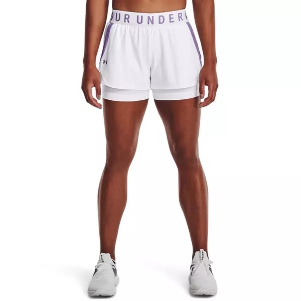 Women's NEW WITH TAGS Under Armour 2-in-1 running shorts. Size XS